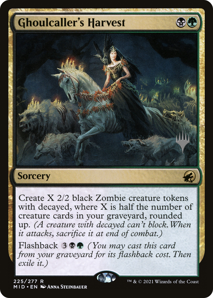 Ghoulcaller's Harvest (PPMID-225P) - Innistrad: Midnight Hunt Promos Foil