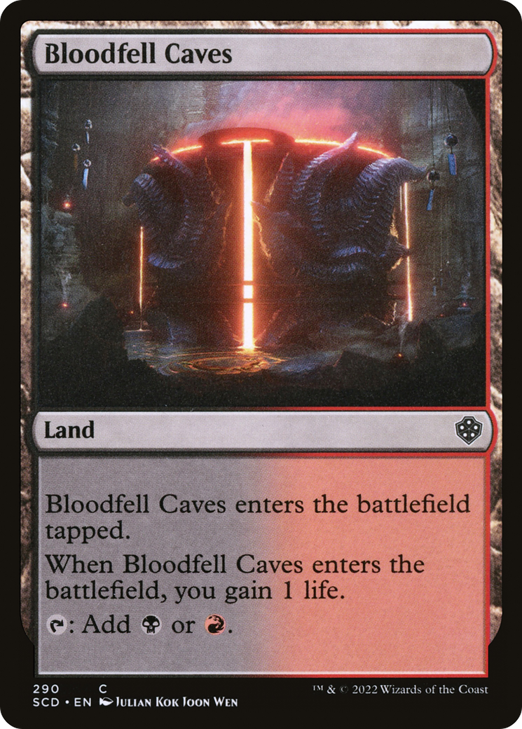 Bloodfell Caves (SCD-290) - Starter Commander Decks