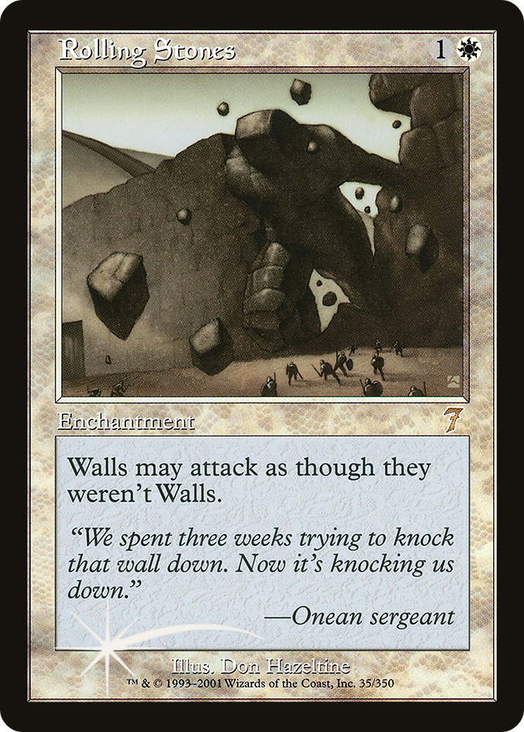 Rolling Stones (7ED-035) - 7th Edition Foil