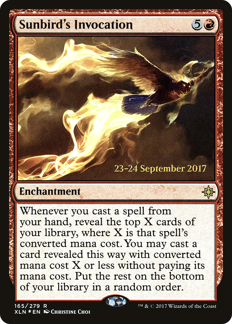 Sunbird's Invocation (PRE-165) - Ixalan Promos Foil