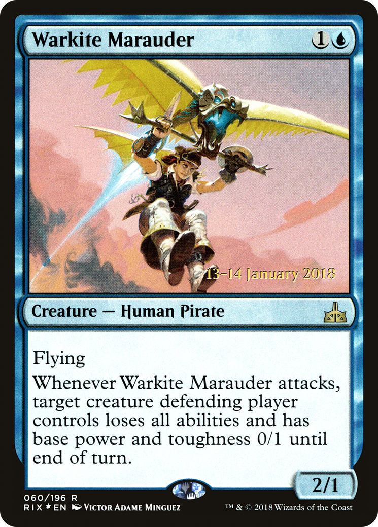 Warkite Marauder (PRE-060) - Rivals of Ixalan Promos Foil