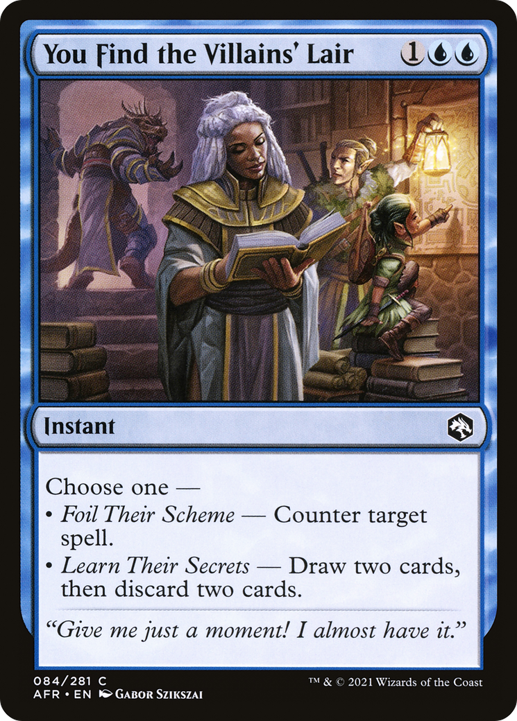 You Find the Villains' Lair (AFR-084) - Adventures in the Forgotten Realms Foil