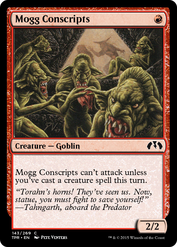 Mogg Conscripts (TPR-143) - Tempest Remastered Foil