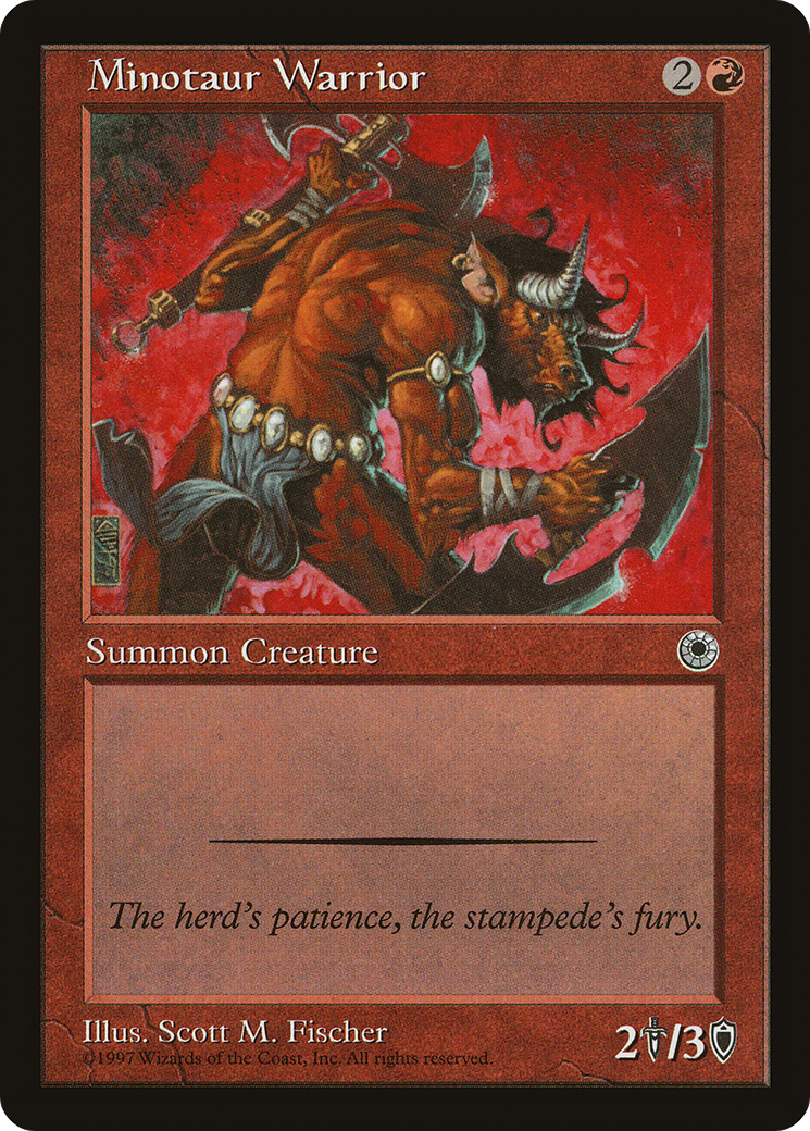 Minotaur Warrior (POR-) - Portal