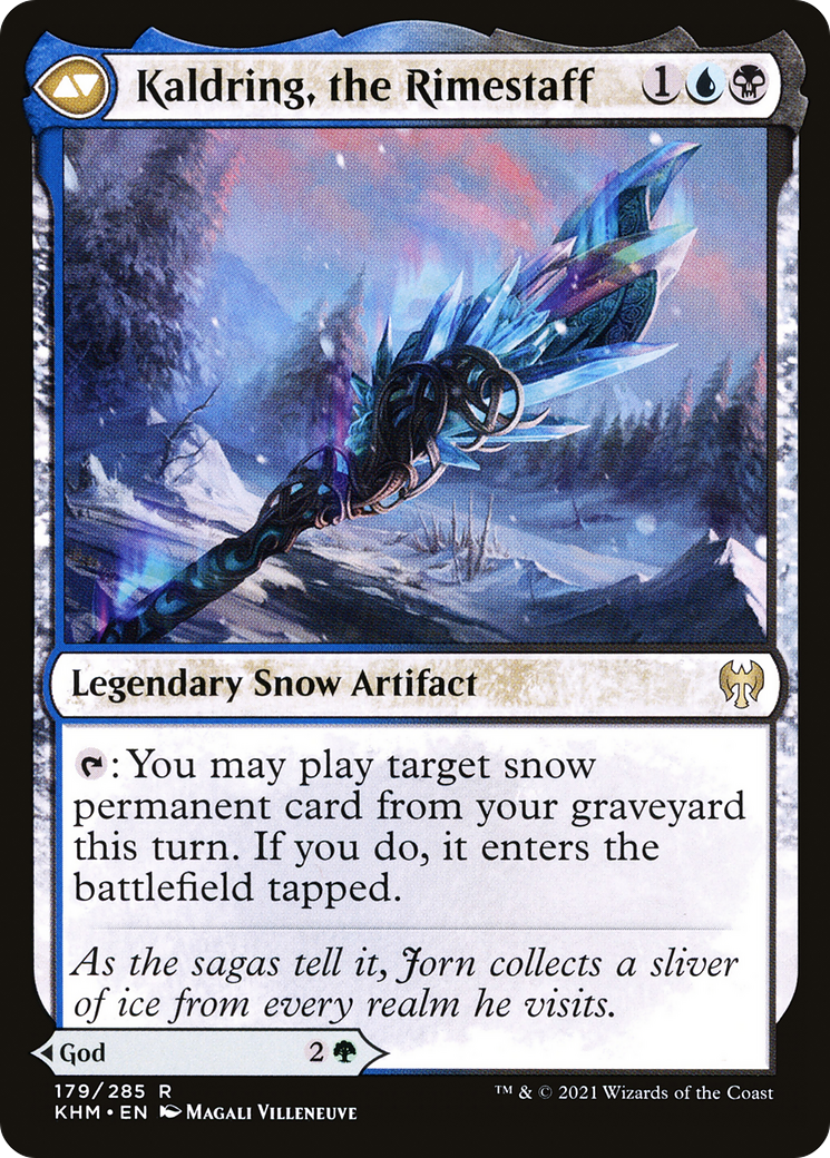 Jorn, God of Winter (KHM-179) - Kaldheim: (snow) Foil