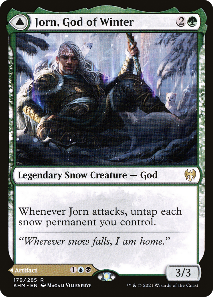Jorn, God of Winter (KHM-179) - Kaldheim: (snow) Foil