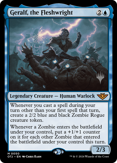 Geralf, the Fleshwright (PPOTJ-050) - Outlaws of Thunder Junction Promos