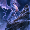 Ancient Silver Dragon // Ancient Silver Dragon (ACLB-006) - Battle for Baldur's Gate Art Series (Borderless)