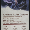 Ancient Silver Dragon // Ancient Silver Dragon (ACLB-006) - Battle for Baldur's Gate Art Series (Borderless) Foil