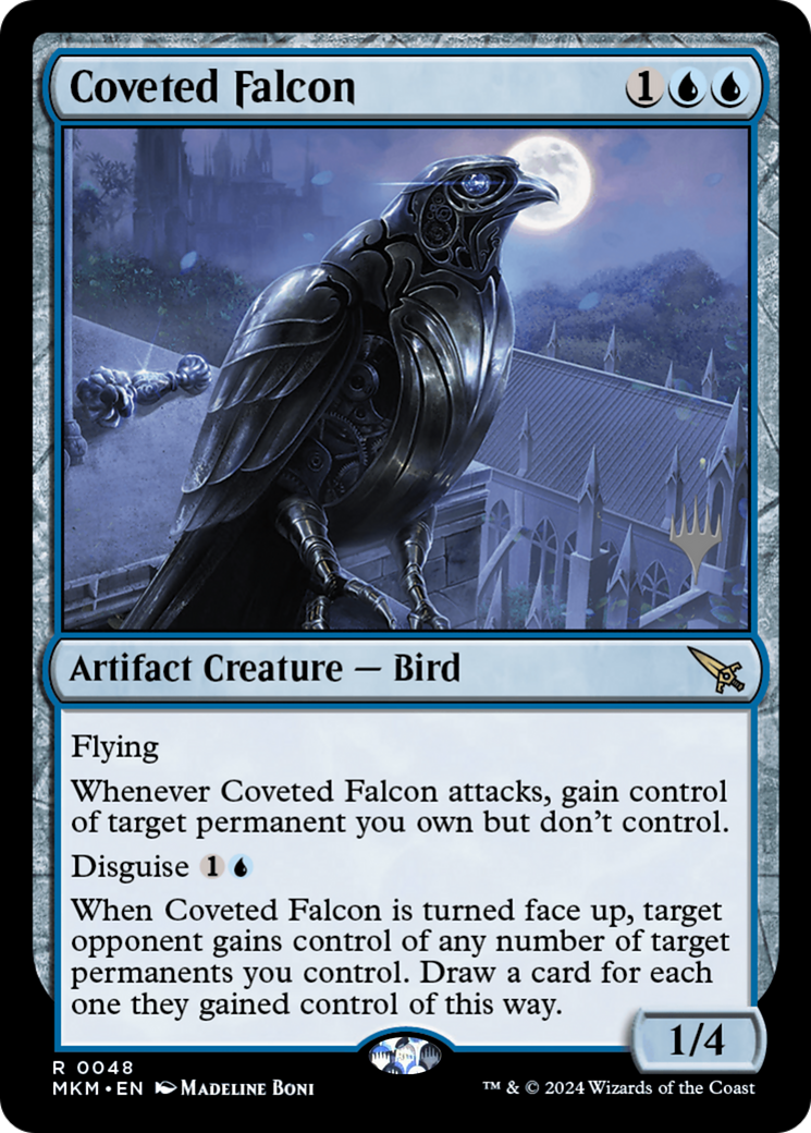 Coveted Falcon (PPMKM-048) - Murders at Karlov Manor Promos Foil