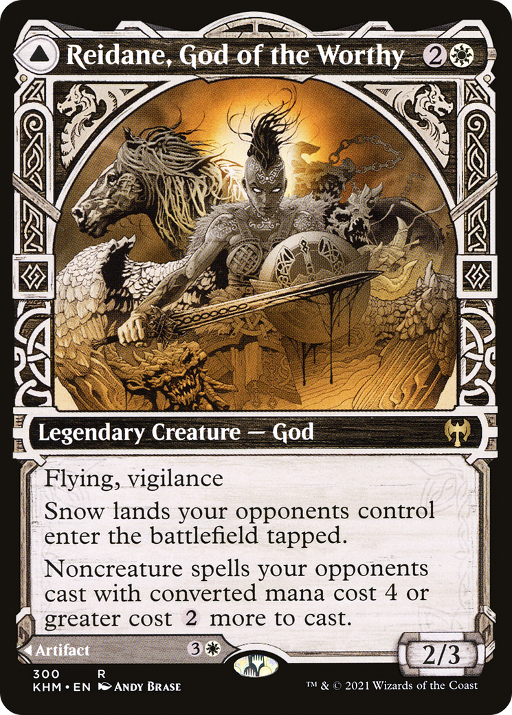 Reidane, God of the Worthy (Showcase) (KHM-300) - Kaldheim: (Showcase) Foil