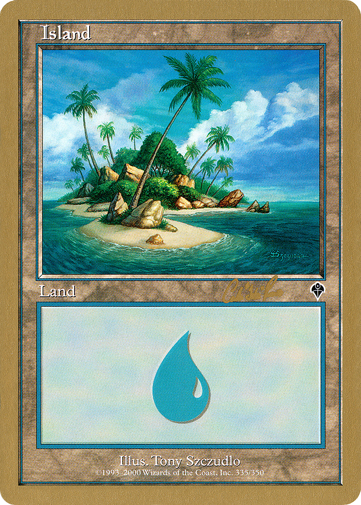 Island (335) - 2002 Carlos Romao (INV) (WCD-) - World Championship Decks 2002
