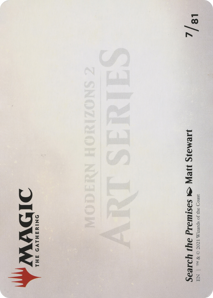 Search the Premises // Search the Premises (AMH2-007) - Modern Horizons 2 Art Series (Borderless) Foil