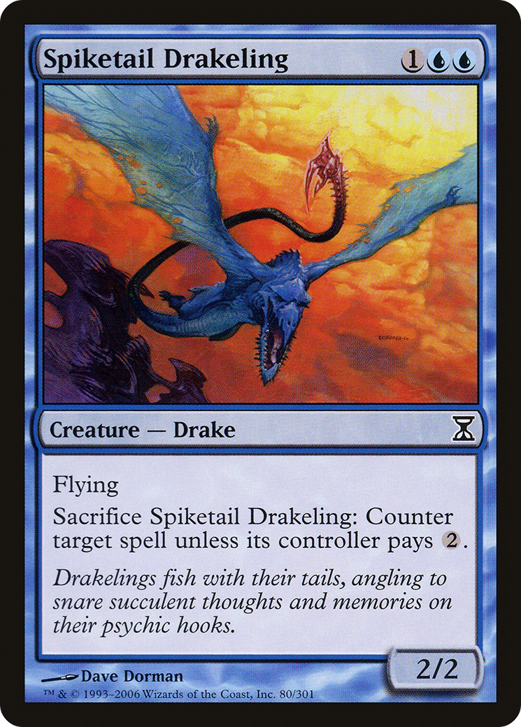 Spiketail Drakeling (TSP-080) - Time Spiral Foil