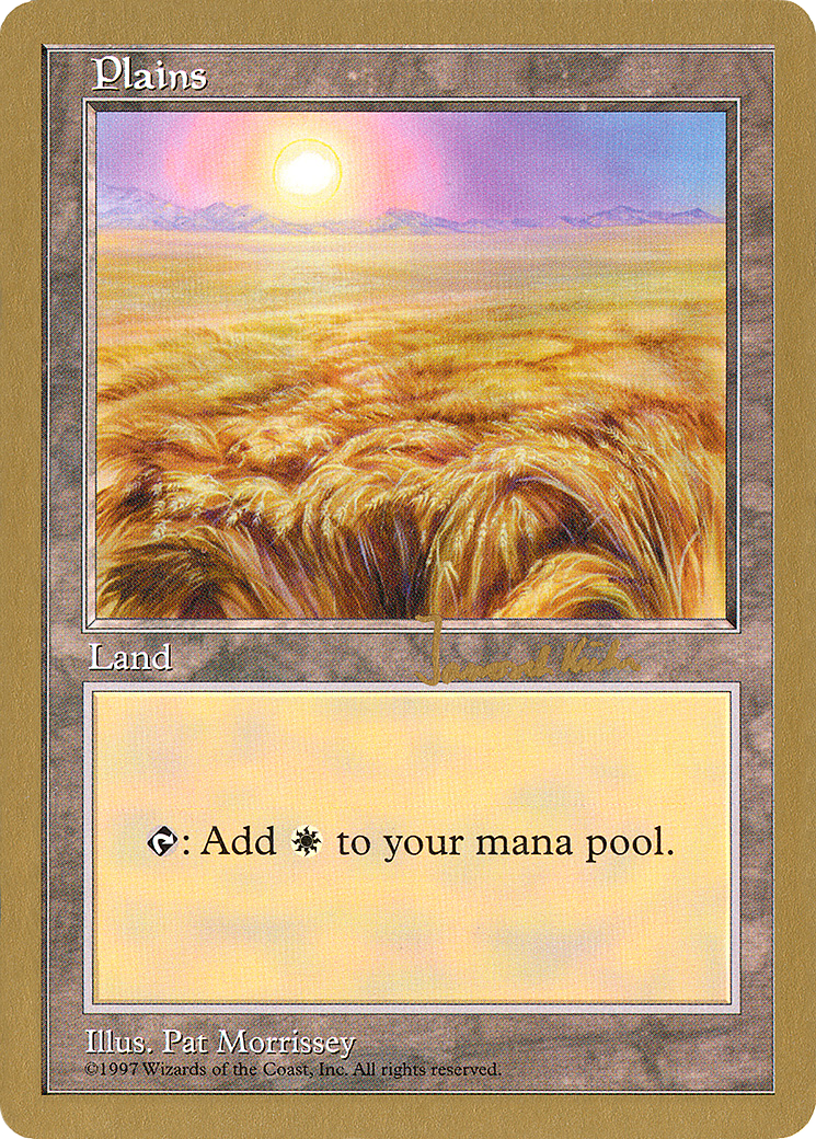 Plains (436) - 1997 Janosch Kuhn (5ED) (WCD-) - World Championship Decks 1997