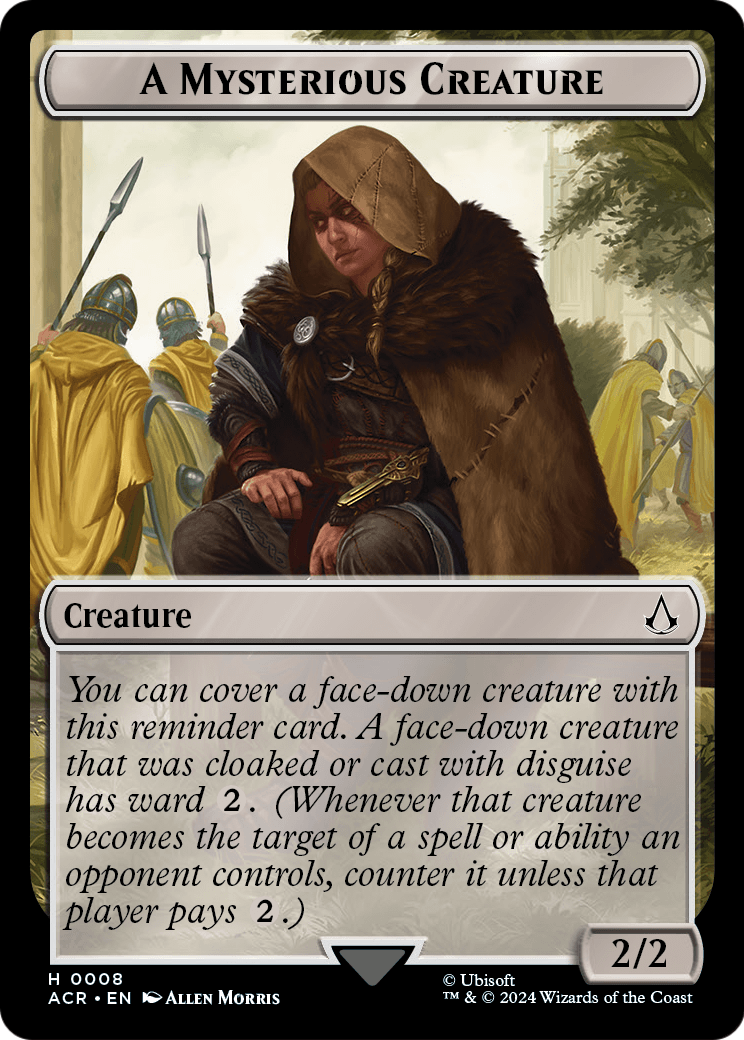 A Mysterious Creature (ACR-008) - Assassin's Creed Tokens