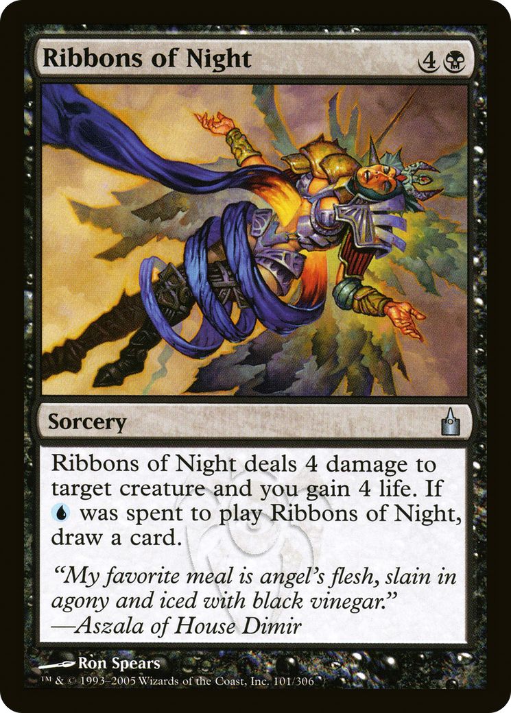 Ribbons of Night (RAV-101) - Ravnica: City of Guilds Foil