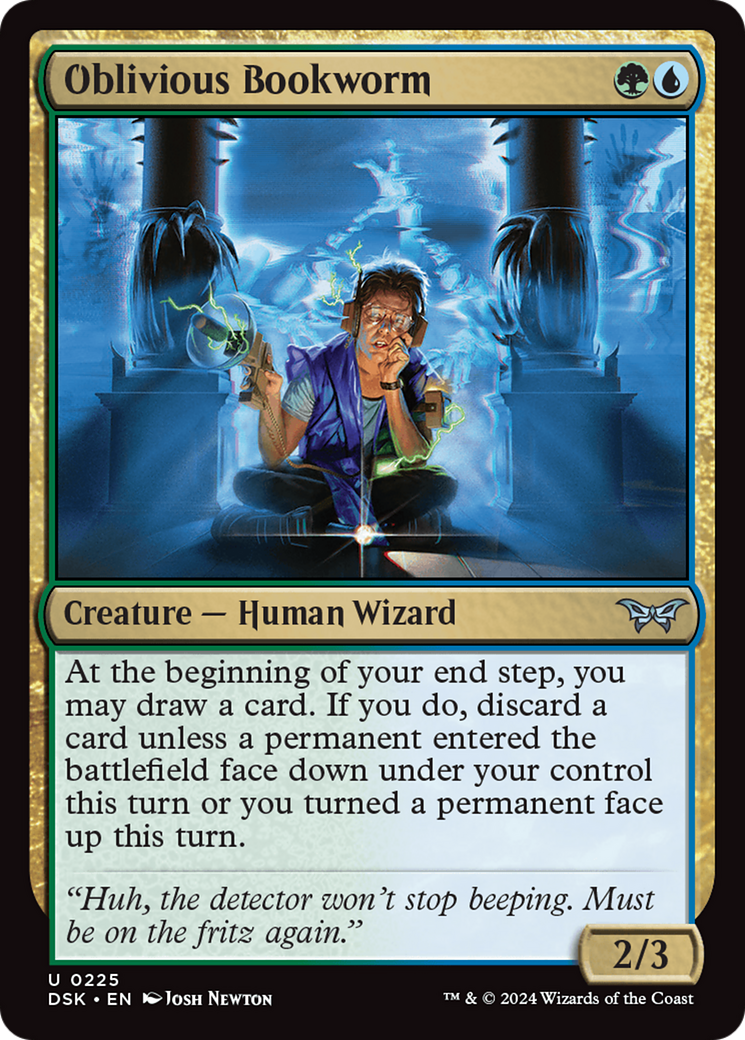 Oblivious Bookworm (0225) (DSK-225) - Duskmourn: House of Horror Foil
