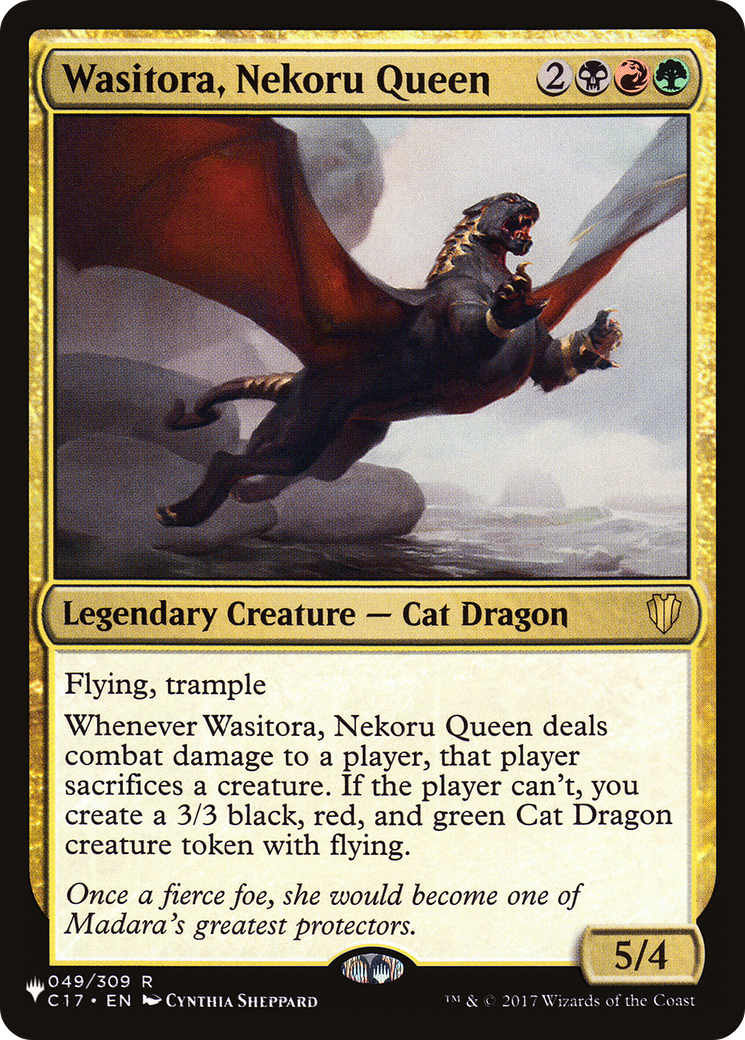 Wasitora, Nekoru Queen (LIST-049/309) - The List