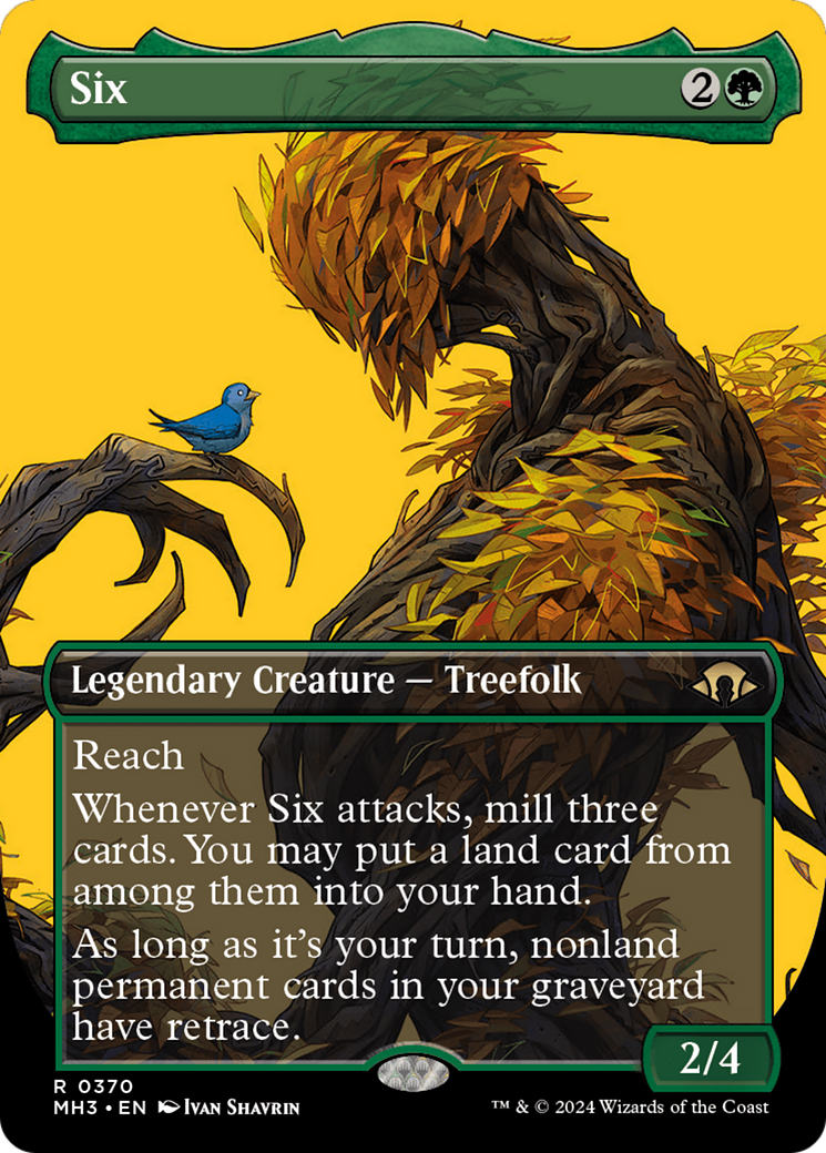 Six (Borderless) (MH3-370) - Modern Horizons 3 (Borderless) Foil