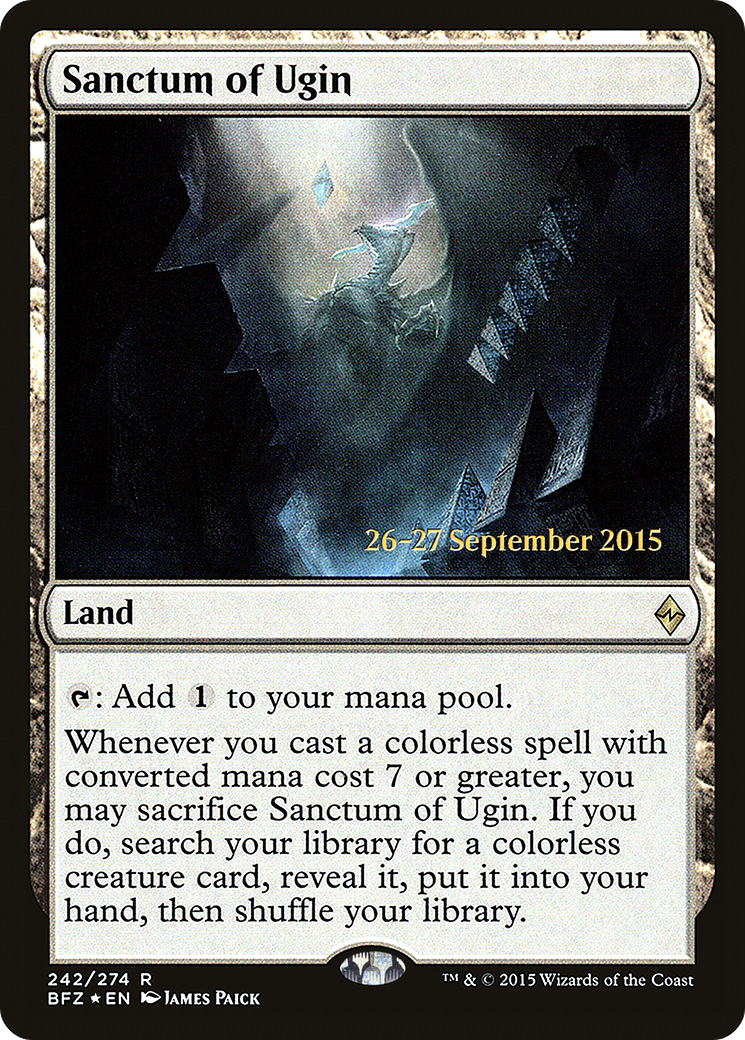 Sanctum of Ugin (PRE-242) - Battle for Zendikar Promos Foil