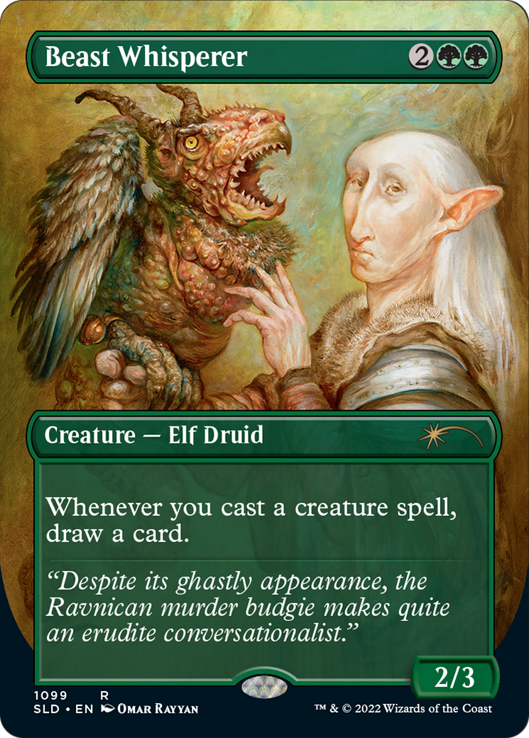 Beast Whisperer (Borderless) (SLD-1099) - Secret Lair Drop (Borderless) Foil