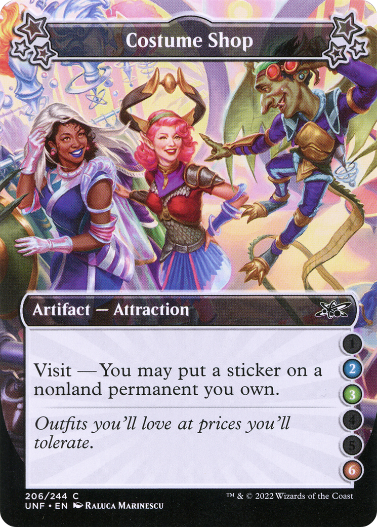 Costume Shop (2-3-6) (UNF-206) - Unfinity Foil