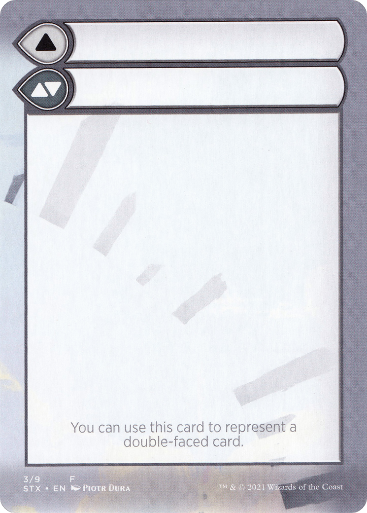 Double-Faced Substitute Card (SSTX-003) - Strixhaven: School of Mages Substitute Cards (Borderless)