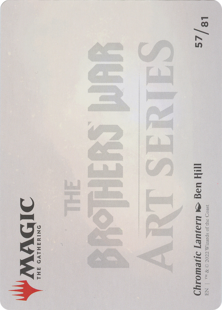 Chromatic Lantern // Chromatic Lantern (ABRO-057) - The Brothers' War Art Series (Borderless) Foil