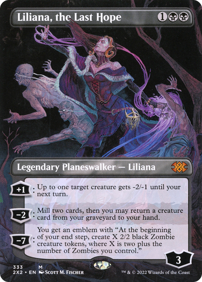 Liliana, the Last Hope (Borderless) (2X2-333) - Double Masters 2022 (Borderless)