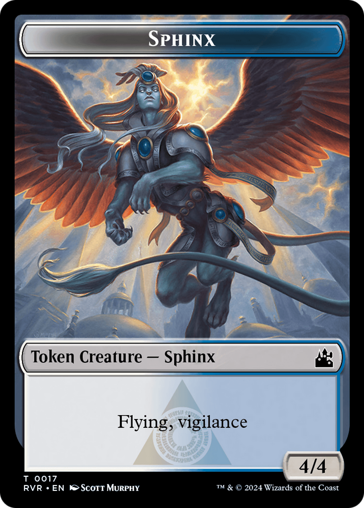 Sphinx (TRVR-017) - Ravnica Remastered Tokens Foil