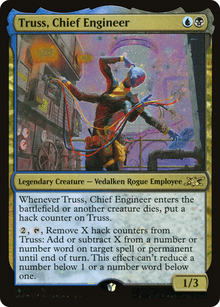 Truss, Chief Engineer (Galaxy Foil) (UNF-467) - Unfinity Foil