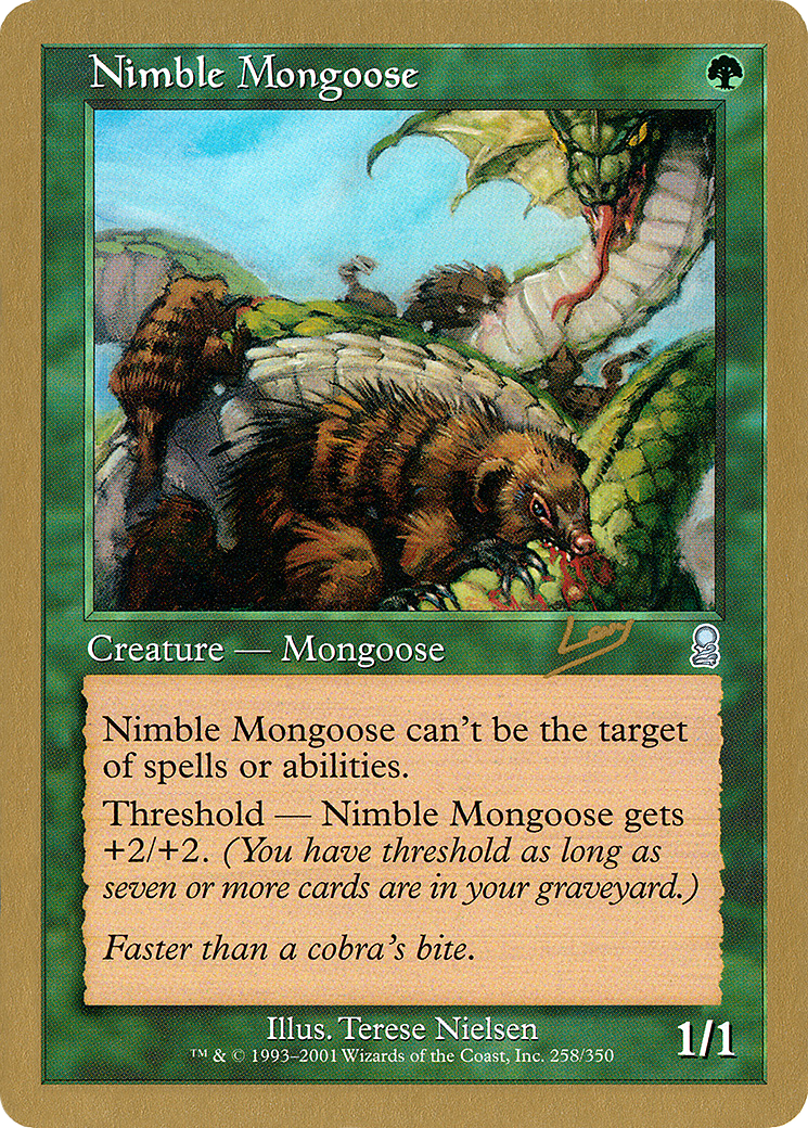 Nimble Mongoose - 2002 Raphael Levy (ODY) (WCD-) - World Championship Decks 2002