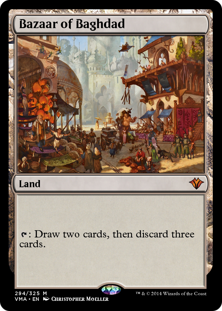 Bazaar of Baghdad (VMA-294) - Vintage Masters Foil