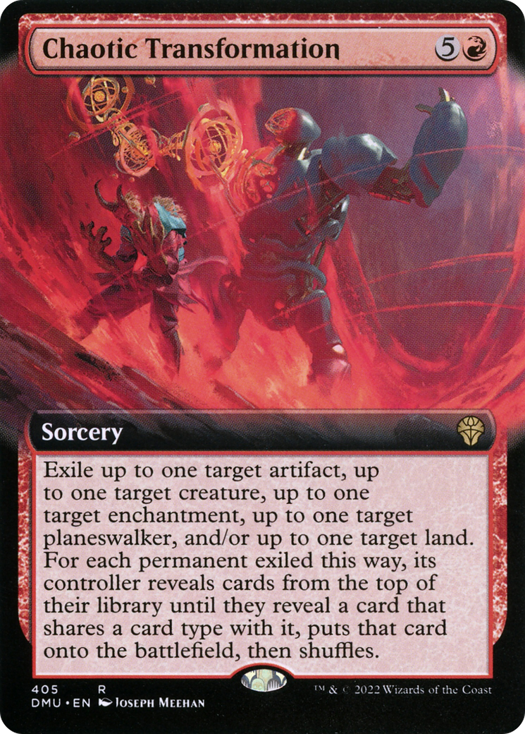 Chaotic Transformation (Extended Art) (DMU-405) - Dominaria United: (Extended Art) Foil