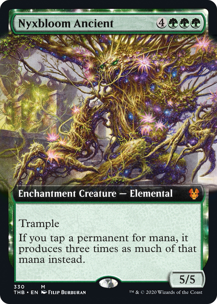 Nyxbloom Ancient (Extended Art) (THB-330) - Theros Beyond Death: (Extended Art, enchantment)