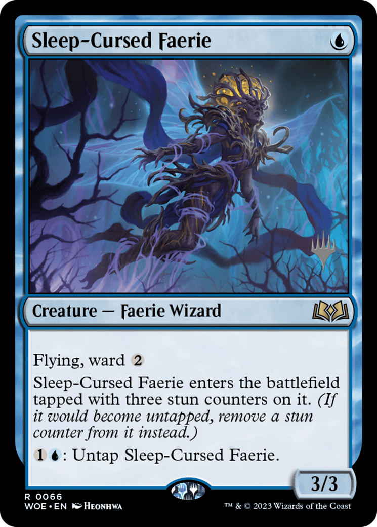 Sleep-Cursed Faerie (PPWOE-066) - Wilds of Eldraine Promos
