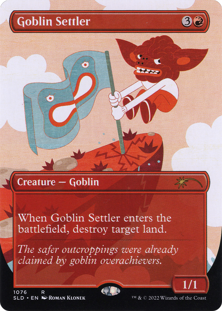 Goblin Settler (SLD-1076) - Secret Lair Drop (Borderless)