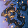 Ao, the Dawn Sky // Ao, the Dawn Sky (ANEO-025) - Neon Dynasty Art Series (Borderless) Foil