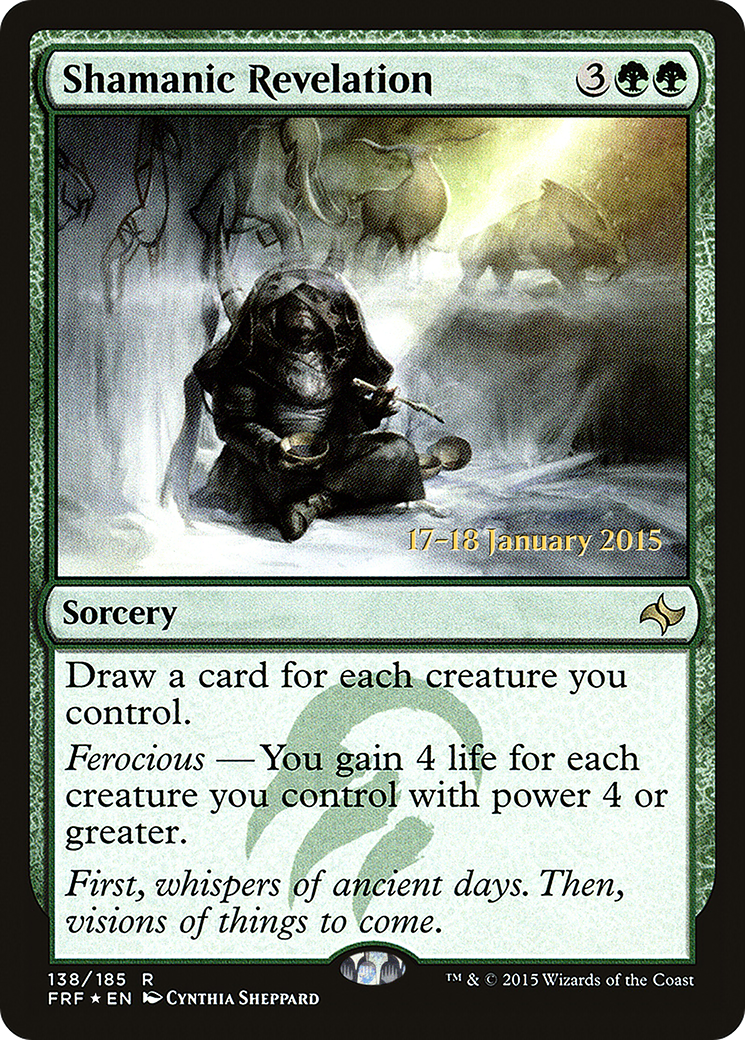 Shamanic Revelation (PRE-138) - Fate Reforged Promos Foil