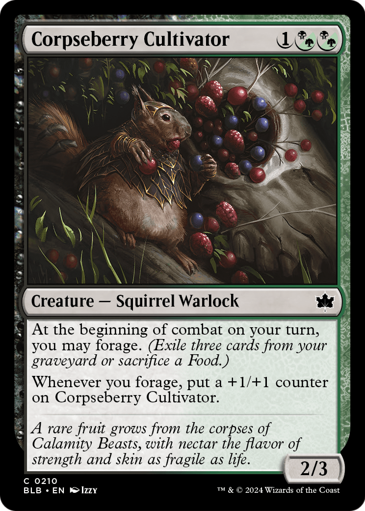 Corpseberry Cultivator (BLB-210) - Bloomburrow Foil