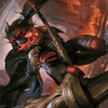 Karlach, Fury of Avernus // Karlach, Fury of Avernus (ACLB-034) - Battle for Baldur's Gate Art Series (Borderless) Foil