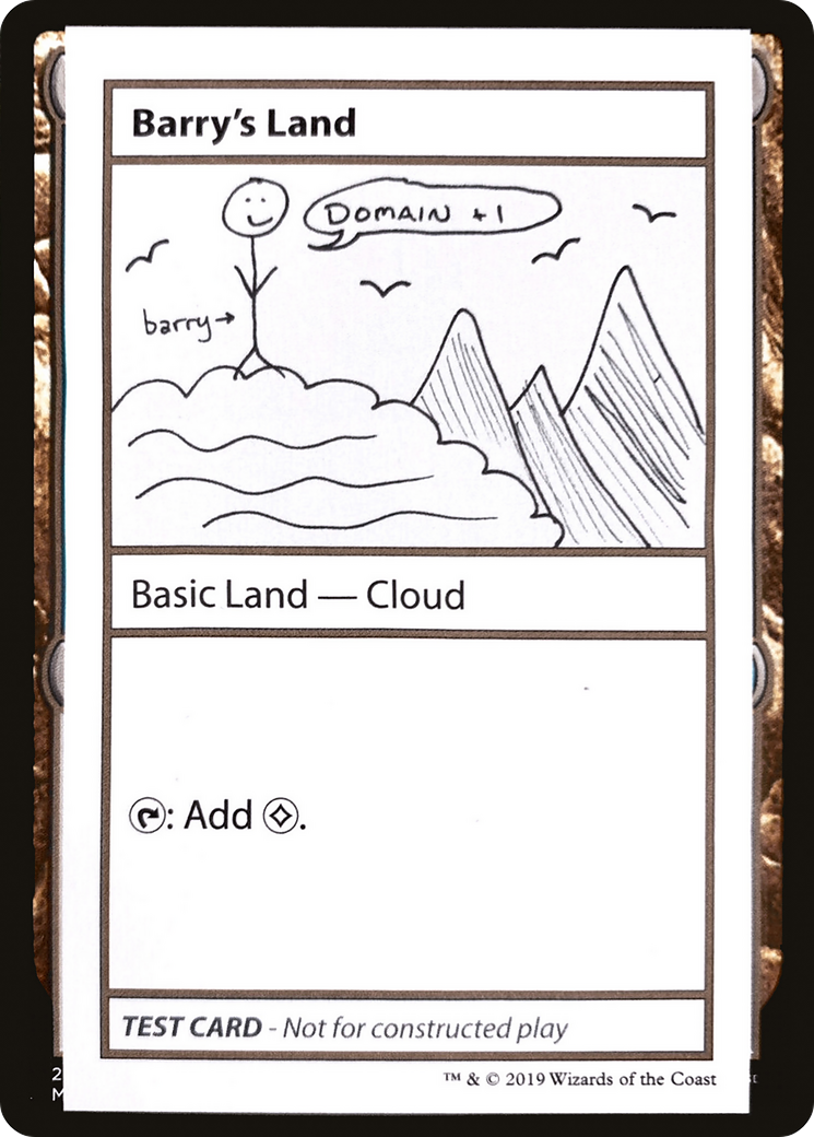 Barry's Land (No PW Symbol) (CMB1-113) - Mystery Booster Playtest Cards 2021