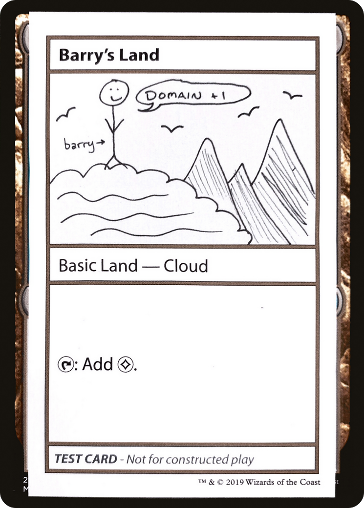 Barry's Land (No PW Symbol) (CMB1-113) - Mystery Booster Playtest Cards 2021