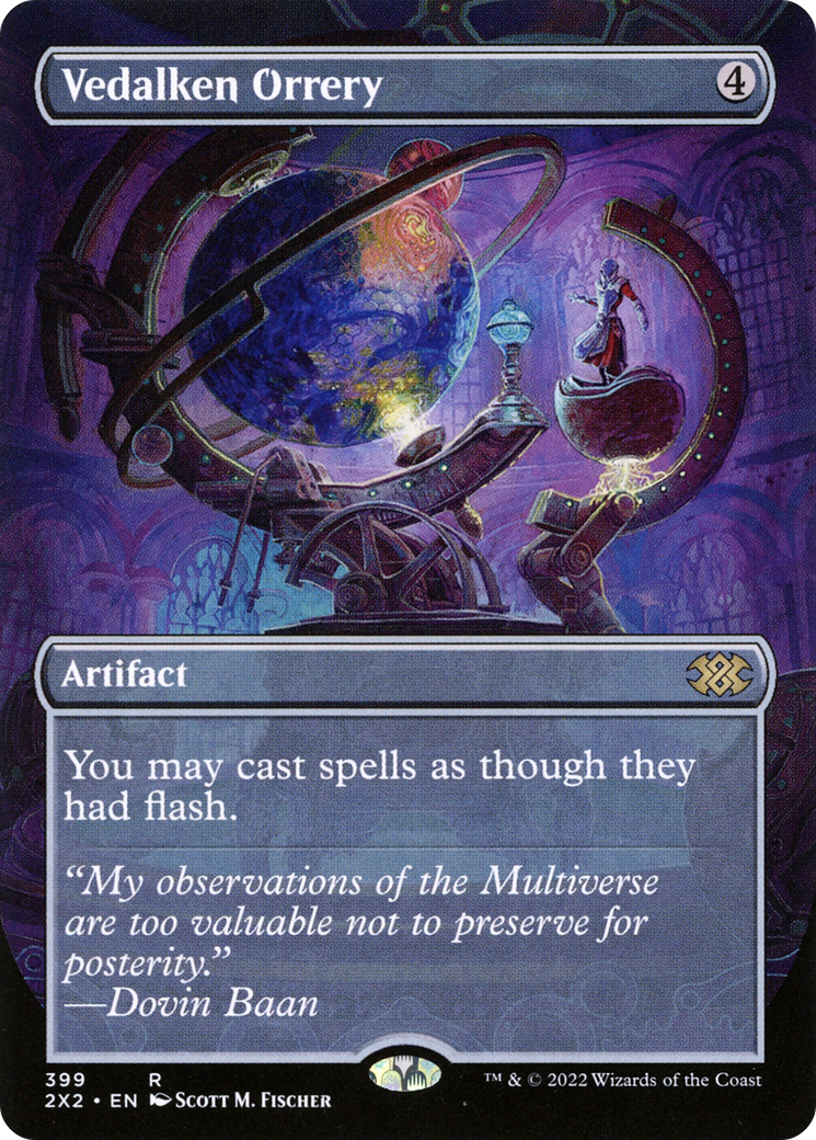 Vedalken Orrery (Borderless) (2X2-399) - Double Masters 2022 (Borderless)