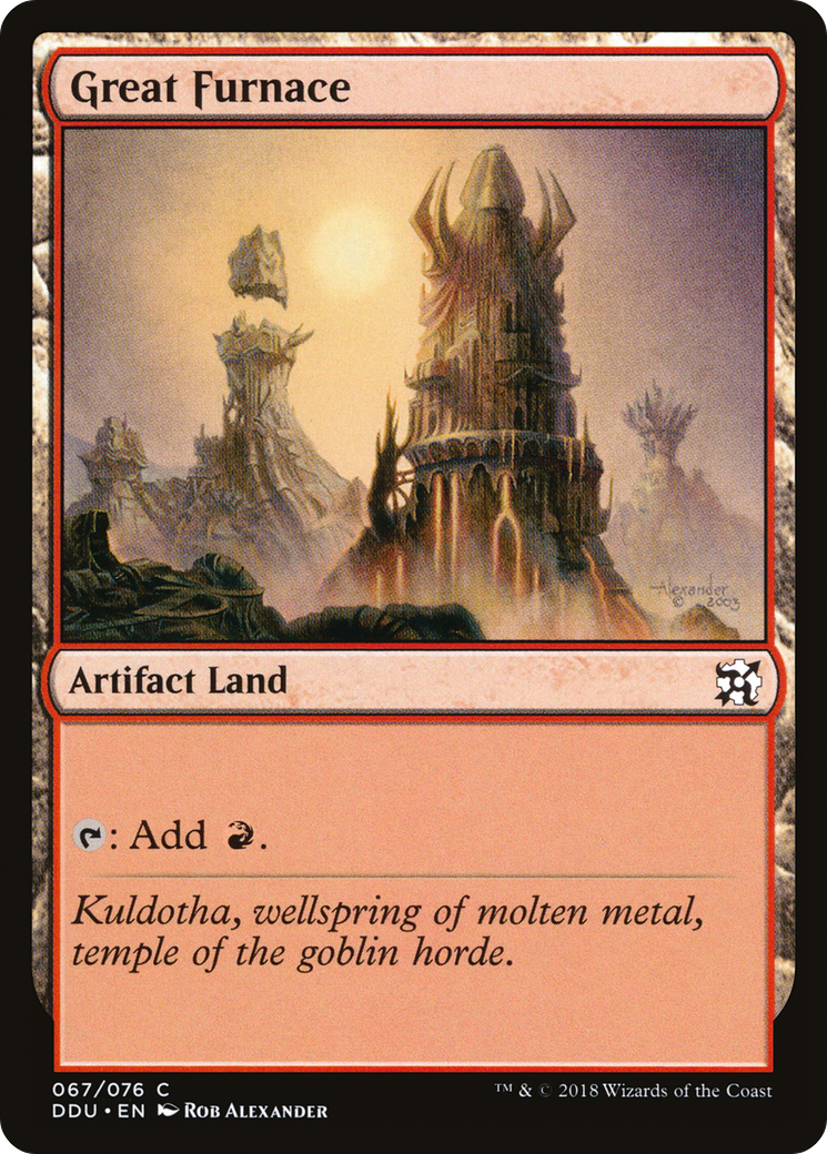 Great Furnace (DDU-067) - Duel Decks: Elves vs. Inventors