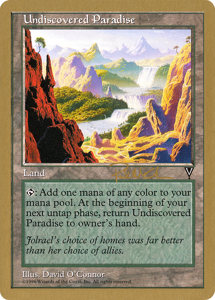 Undiscovered Paradise - 1997 Paul McCabe (VIS) (WCD-) - World Championship Decks 1997