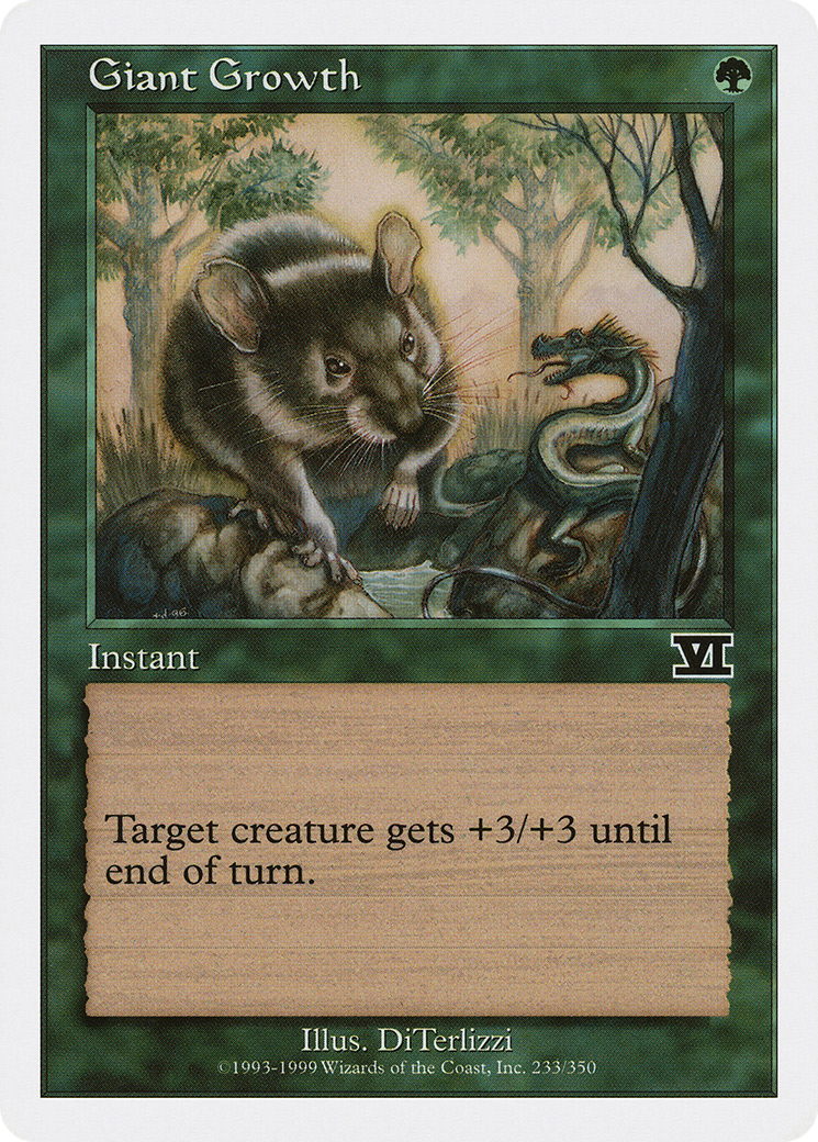 Giant Growth (6ED-233) - Classic Sixth Edition