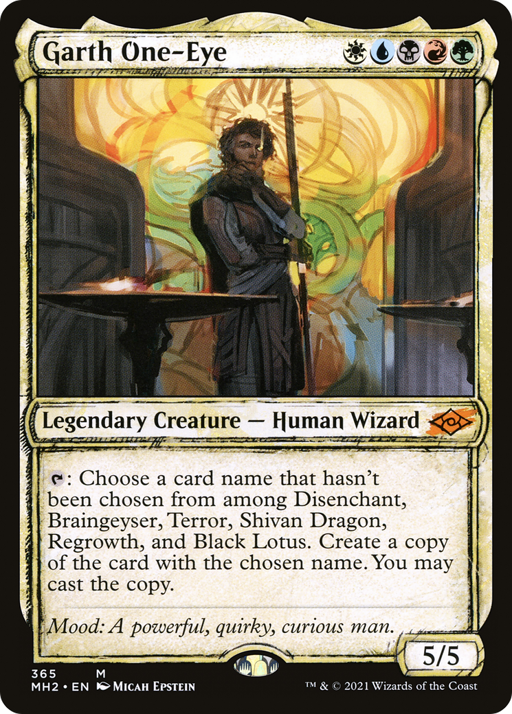 Garth One-Eye (Showcase) (MH2-365) - Modern Horizons 2: (Showcase)