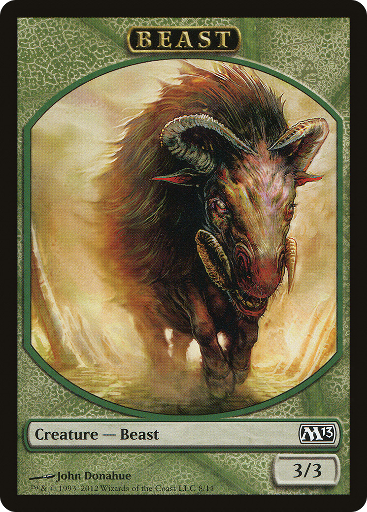 Beast Token (M13-008) - Magic 2013 Tokens